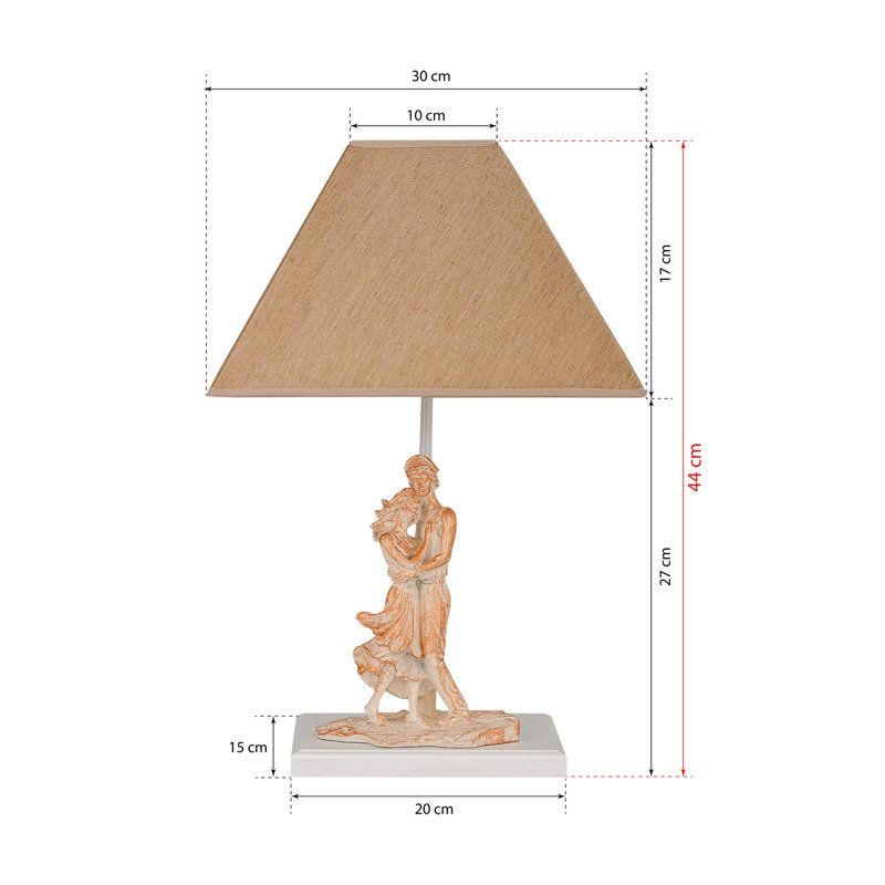 Lampe de table en métal Adrain