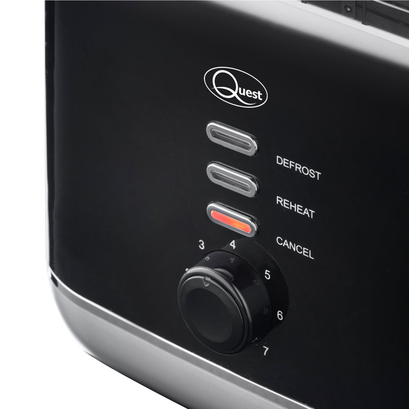 2 Slice Toaster, Black