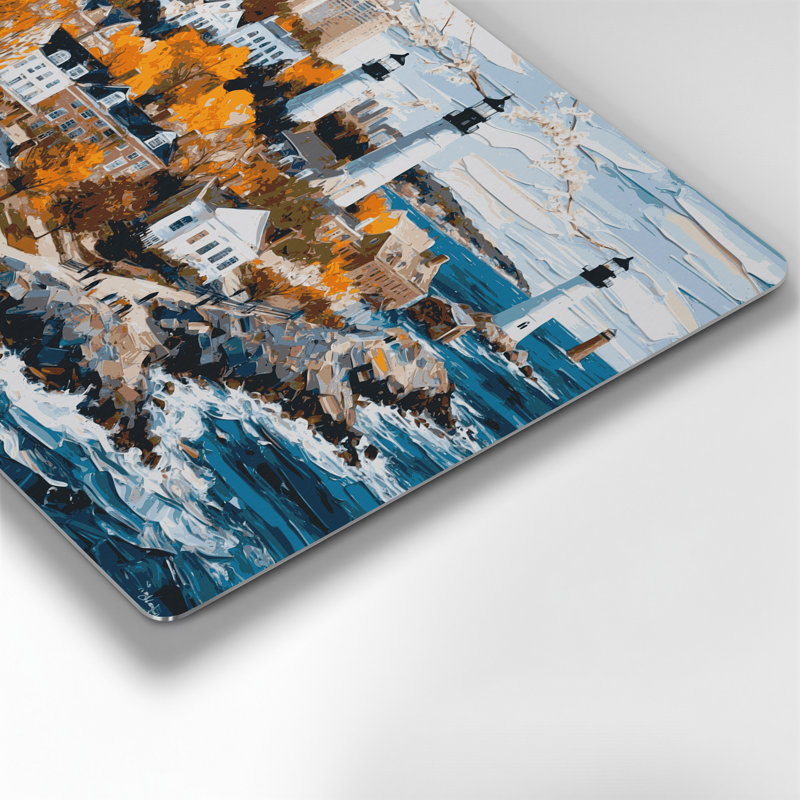 États-Unis, Massachusetts, art mural gris en métal, H 11 po x l 14 po x P 0,05 po