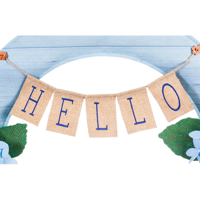 Faux Polyester 22'' Wreath