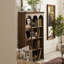 Bibliothèque rétro en bois massif
