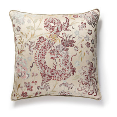 The MET x The House of Scalamandre Dragon Tableau Pillow