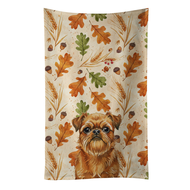 Serviette de cuisine tricolore Sheltie, Belge Griffon bruxellois