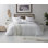 Ensemble de housse de couette en microfibre lavée et plissée très douce