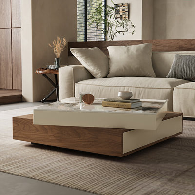 Table basse multifonctionnelle, créative et rotative