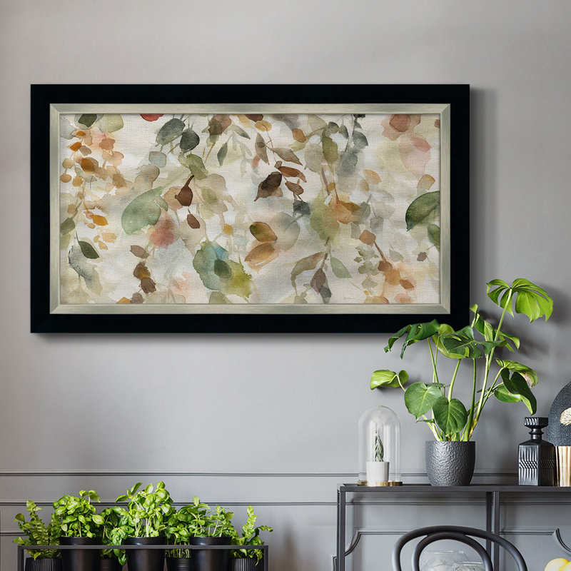 Cascade d'automne, reproduction de photo sur toile, H 29 po x l 53 po x P 1 po