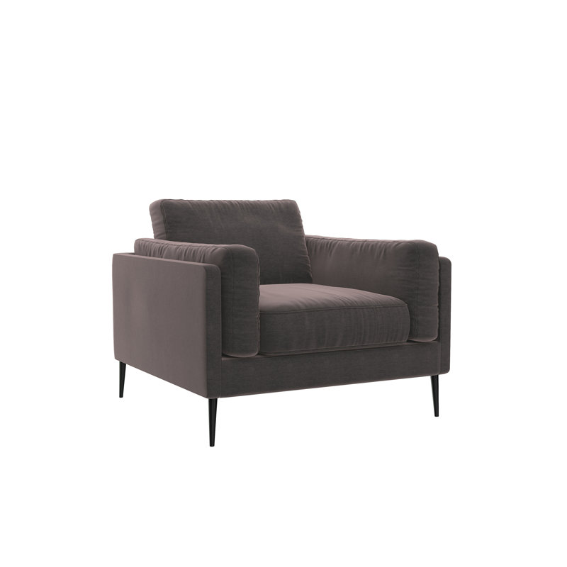 Mikael Upholstered Armchair, Mole