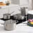 Alessi Convivio 7Pc Lux Cookware Pot Set By David Chipperfield