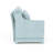 30 Left Corner Sofa W/1 Pillow -Blue