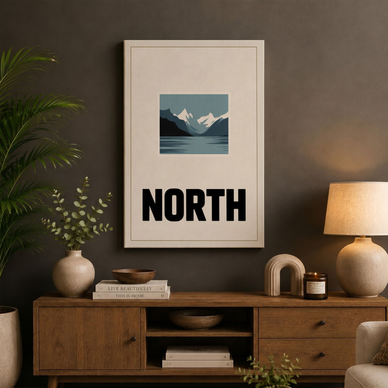 Print, 18x12 - 45.7 x 30.5 cm, Teal Border