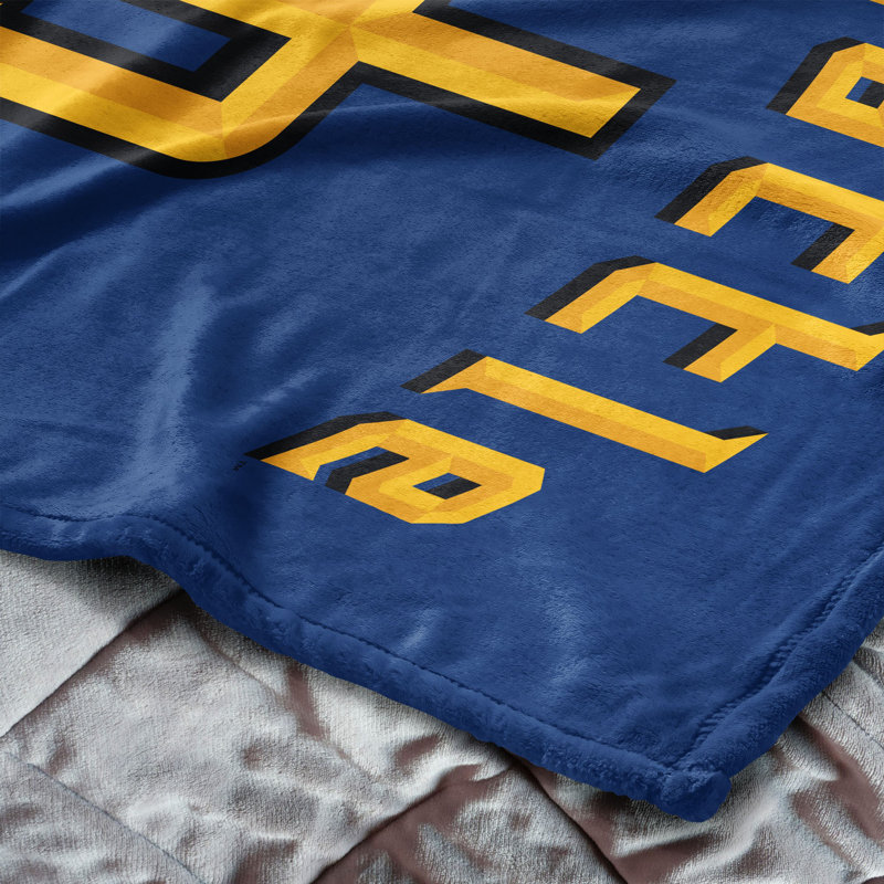 Machine Printed Throw Blanket