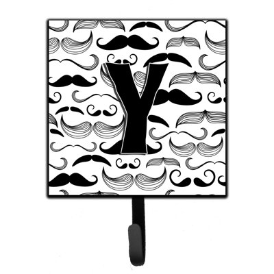 Porte-laisse moustache et crochet mural