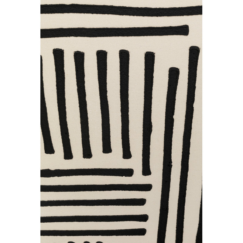 Artistic Line Art Print on Canvas