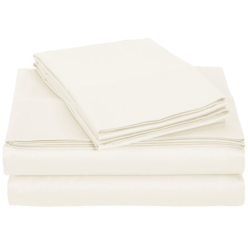 Billie-J Microfiber Sheet Set, Twin, White