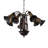 7 - Light Dimmable Geometric Chandelier
