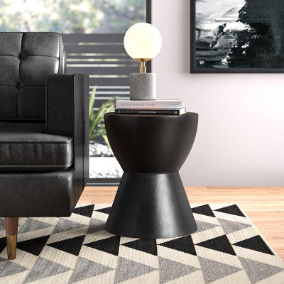 Perse Concrete Top End Table