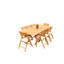Surfliner Outdoor 9 - Piece Teak Dining Set