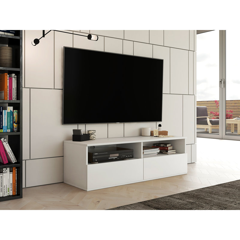 Azelin Unfinished TV Stand for TVs up to 58", White