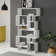 Sandra Bookcase | Asymmetric Freestanding Bookcase with 10 Compartments