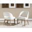 Chaise avec accoudoirs contemporaine rembourrée Melrose