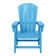 Ensemble de 2 chaises Adirondack d'extérieur en poly avec table d'appoint Acree Kids