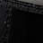 Spectre Black Slat Stone Accent Table