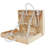 11.25'' Wood Bird Play Gym Table Top Activity Center