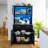 Kamorian 64" LED Kitchen Pantry with 3 Color Dimmable, 2 Drawers & Large Storage & Pegboard-109428471