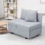 Canapé-lit convertible de 70 po, canapé-lit escamotable à dossier réglable à 5 positions, fauteuil-lit escamotable pour les salons, les appartements-1224086479