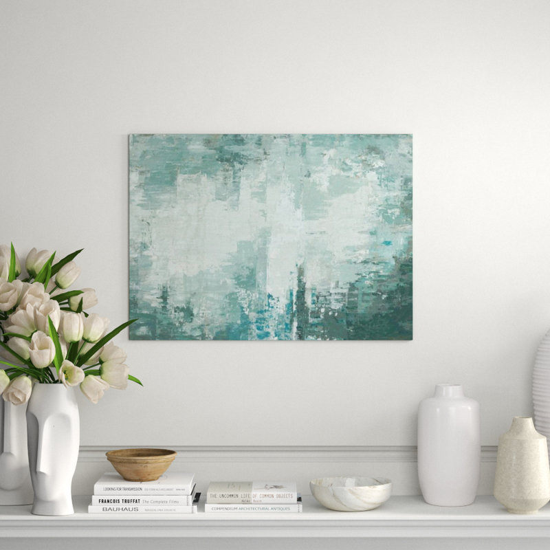 Moondown Painting by Sara Brown, Glass Coat, 24" H x 33" W x 1.5" D