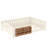 Full Size Kids Floor Bed With Fence And Built-in Bookshelf,Full Size Montessori Floor Bed With Slats And Safety Guardrail,Easy Assemble Montessori Beds for Kids,Beige Floor Beds-25112756