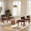 40.5 cm H Upholstered Fabric Dining Chair-1851285409-1851285414