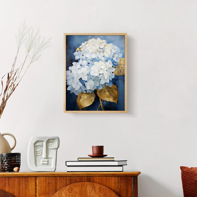 Série FLORAL CXIV - reproduction encadrée de qualité supérieure - prête à être accrochée - aucun clou requis