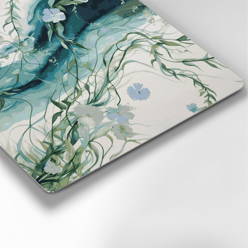 Art mural en métal beige Coastal Coastal Vines, H 16 po x l 16 po