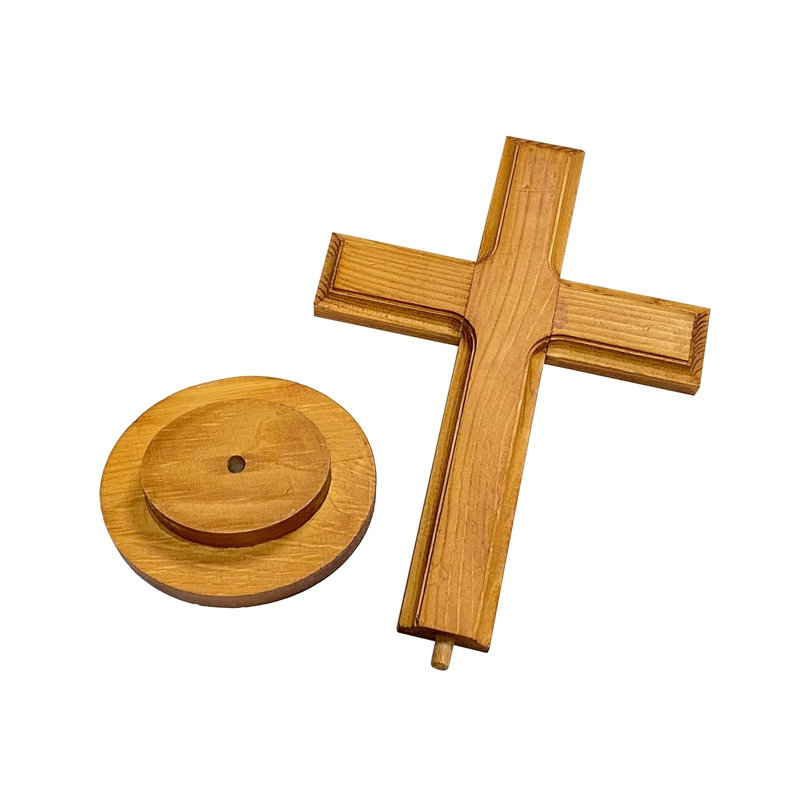 2-pack 11" Wooden Tabletop Crosses