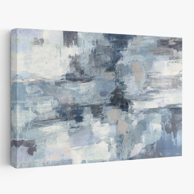 Contemporain dans les nuages indigo et gris