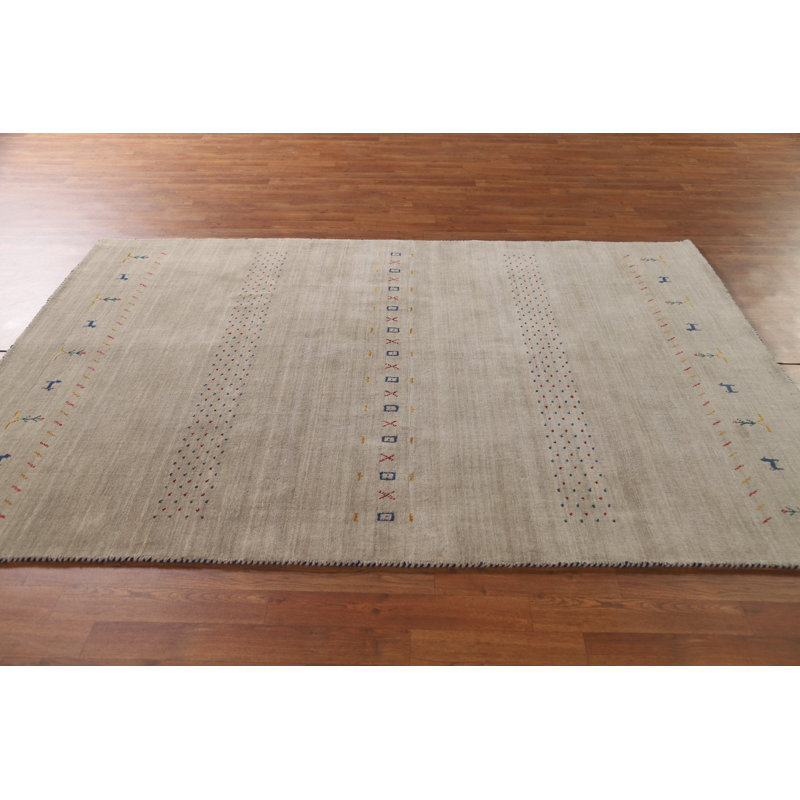Tapis indien fait à la main Gabbeh 5 x 8