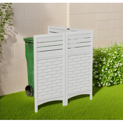 45 In. Plastic Fence Privacy Screen With 2 Panels by POPULUS TRADING