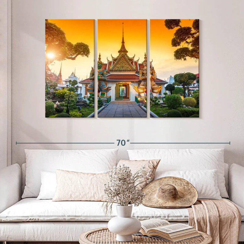 Adella Wat Arun Gate, 32" H x 50" W