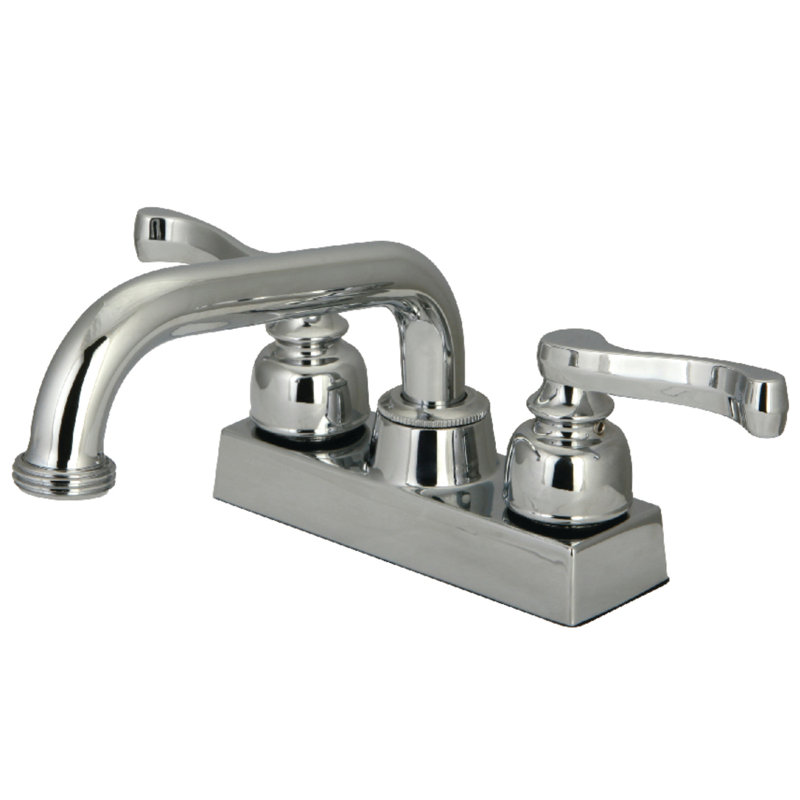 Robinet à lessive central à, Chrome poli