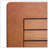 Lucius Reddish Brown Folding Bistro Table