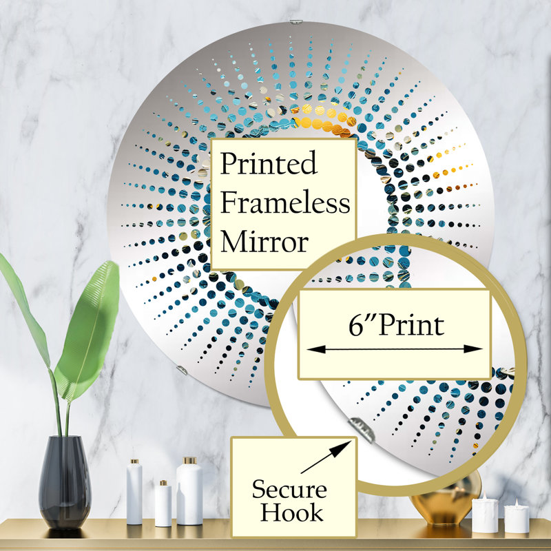 Anguri Circle Mirror, 31.4" x 31.4"