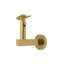 Glass Mount Handrail Bracket with Round Rose and Curved Plate-114248972