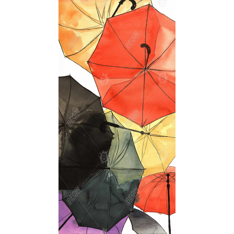 Parasols suspendus - Toile artistique pour la décoration intérieure