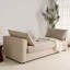 Lit de jour rembourré avec matelas et deux oreillers-2042642254