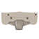Vitreous China Rectangular Wall Mount Bathroom Sink with Overflow