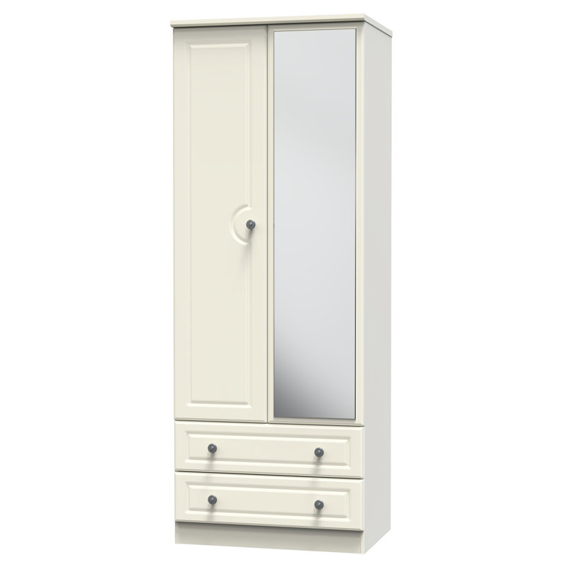 Adala Manufactured Wood Wardrobe, Cream Ash
