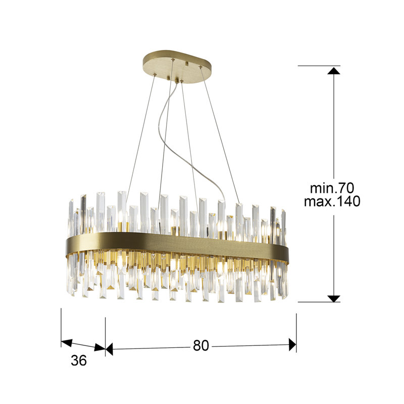 Akeilah 20 - Light Drum Chandelier