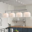 Luminaire suspendu linéaire à 4 lumières pour îlot de cuisine Barahona-1183702156-1183702152-1183702159