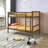 Appolon Twin Over Twin Solid Wood Bunk Bed with Rattan Panels